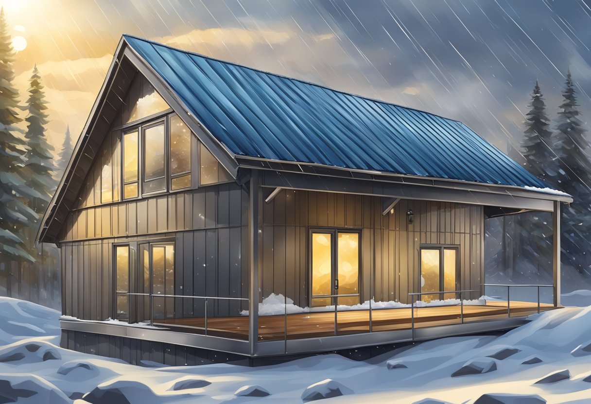 A metal roof stands strong under the sun, rain, and snow, outlasting other materials